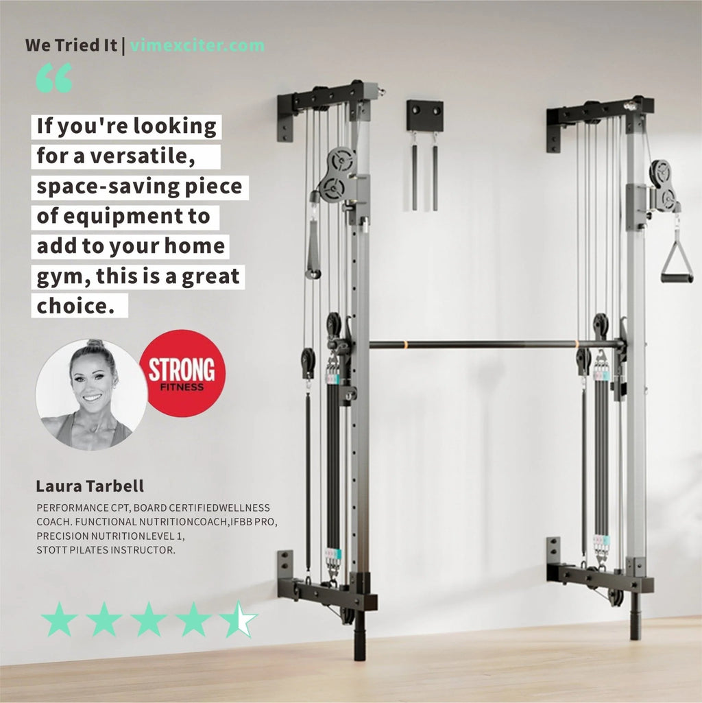Folding Wall-Mounted Smith Machine