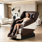 2026 Zero Gravity Full Body Massage Chair Recliner with 10 Rollers Airbags Heating Foot Massage Bluetooth Speaker, Custom